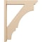 Ekena Millwork 6-in W x 34-in D x 42-in H Balboa Slat Rough Cedar Woodgrain TimberThane Outlooker, Primed Tan OUTUR060X34X42BOA24RCPR - alternate 3